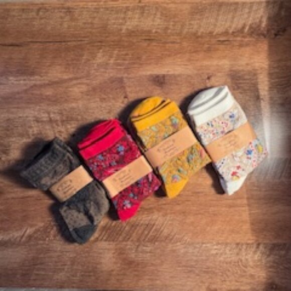 Four Pairs of Fun Socks--New - Picture 1 of 9